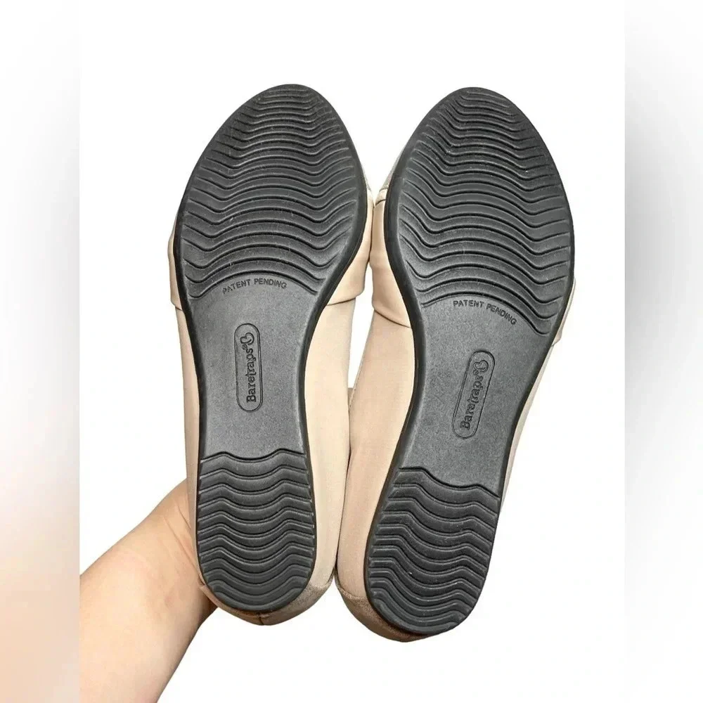 NWOB BareTraps Hidden Heel Mitsy Flats Slip On Flats Posture Beige